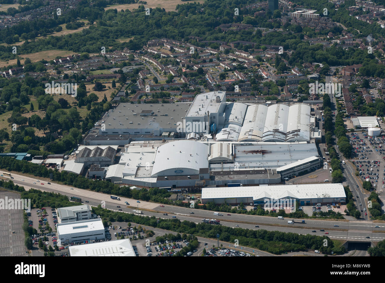 Ford Transit, impianto di assemblaggio, Swaythling, Southampton Foto Stock