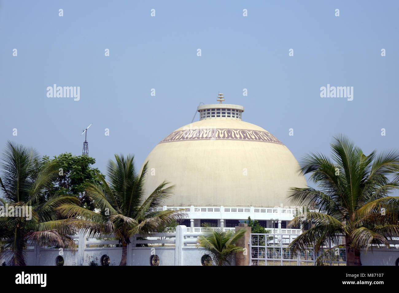 Dikshabhumi stupa, un rinomato religiosa buddista posto, Nagpur India Foto Stock