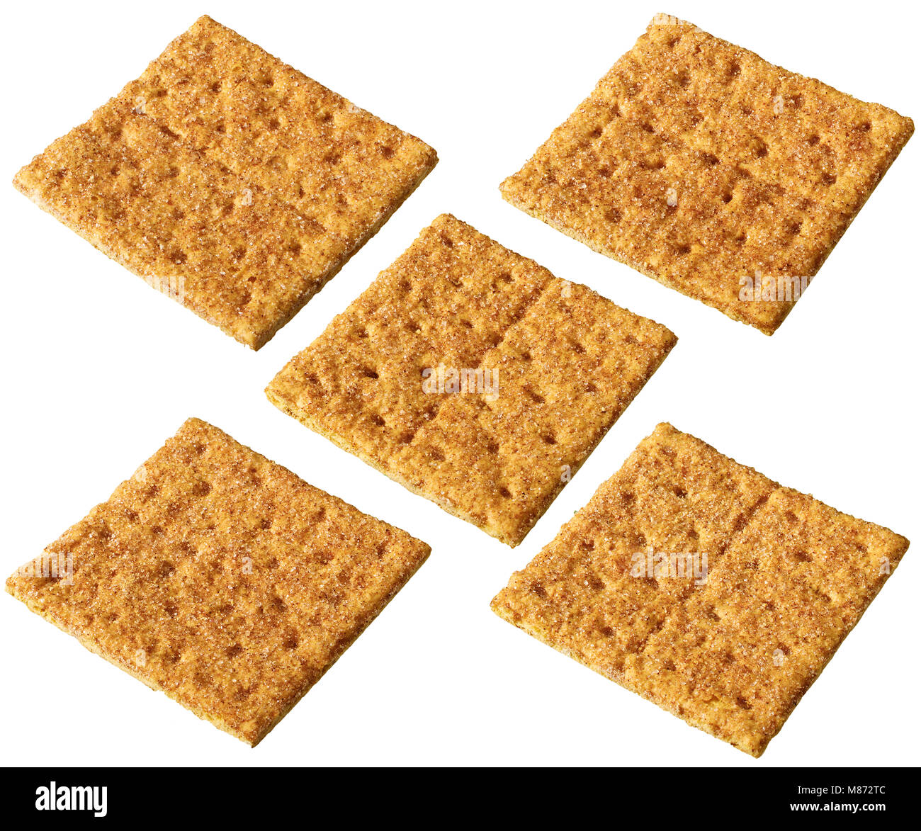La cannella Graham Cracker Foto Stock