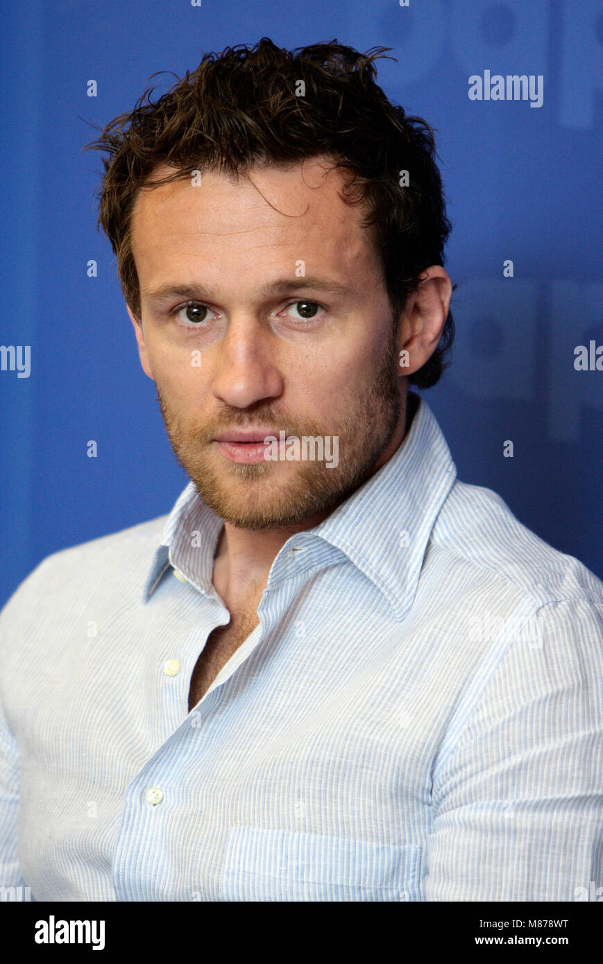 Varsavia, Masovia / Polonia - 2008/08/13: Mariusz Czerkawski, sportivo, ex giocatore del hockey di ghiaccio della New York isolani squadra NHL, nel briefing con la stampa Foto Stock