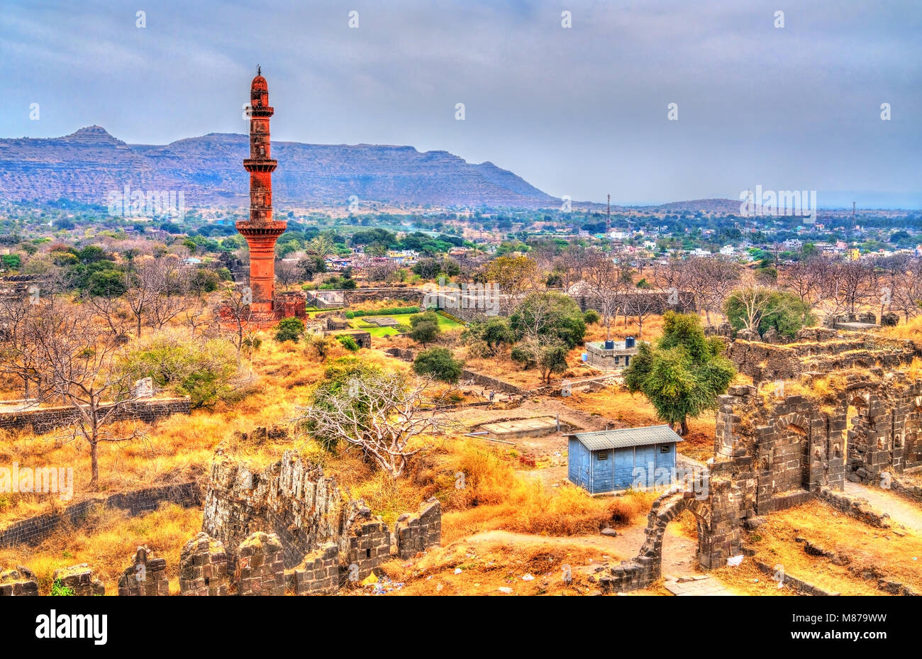 Devagiri forte di Daulatabad - Maharashtra, India Foto Stock