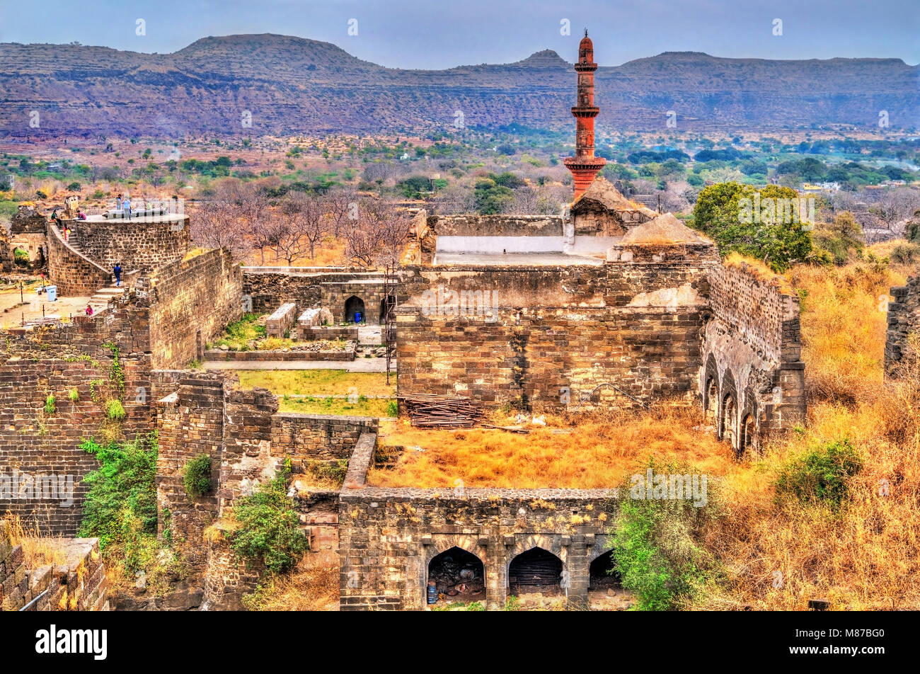 Devagiri forte di Daulatabad - Maharashtra, India Foto Stock