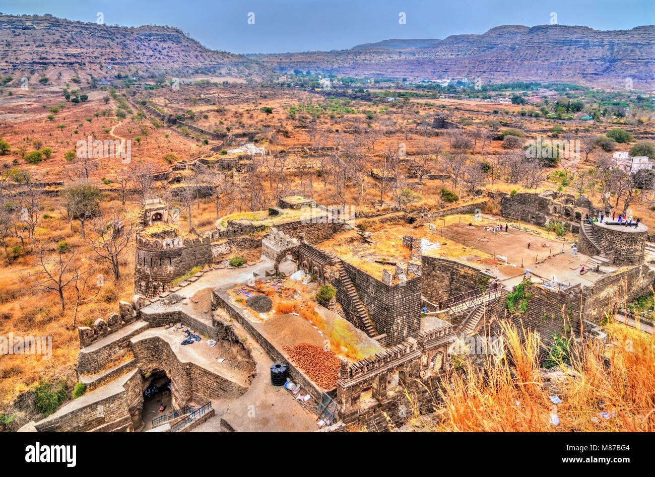 Devagiri forte di Daulatabad - Maharashtra, India Foto Stock