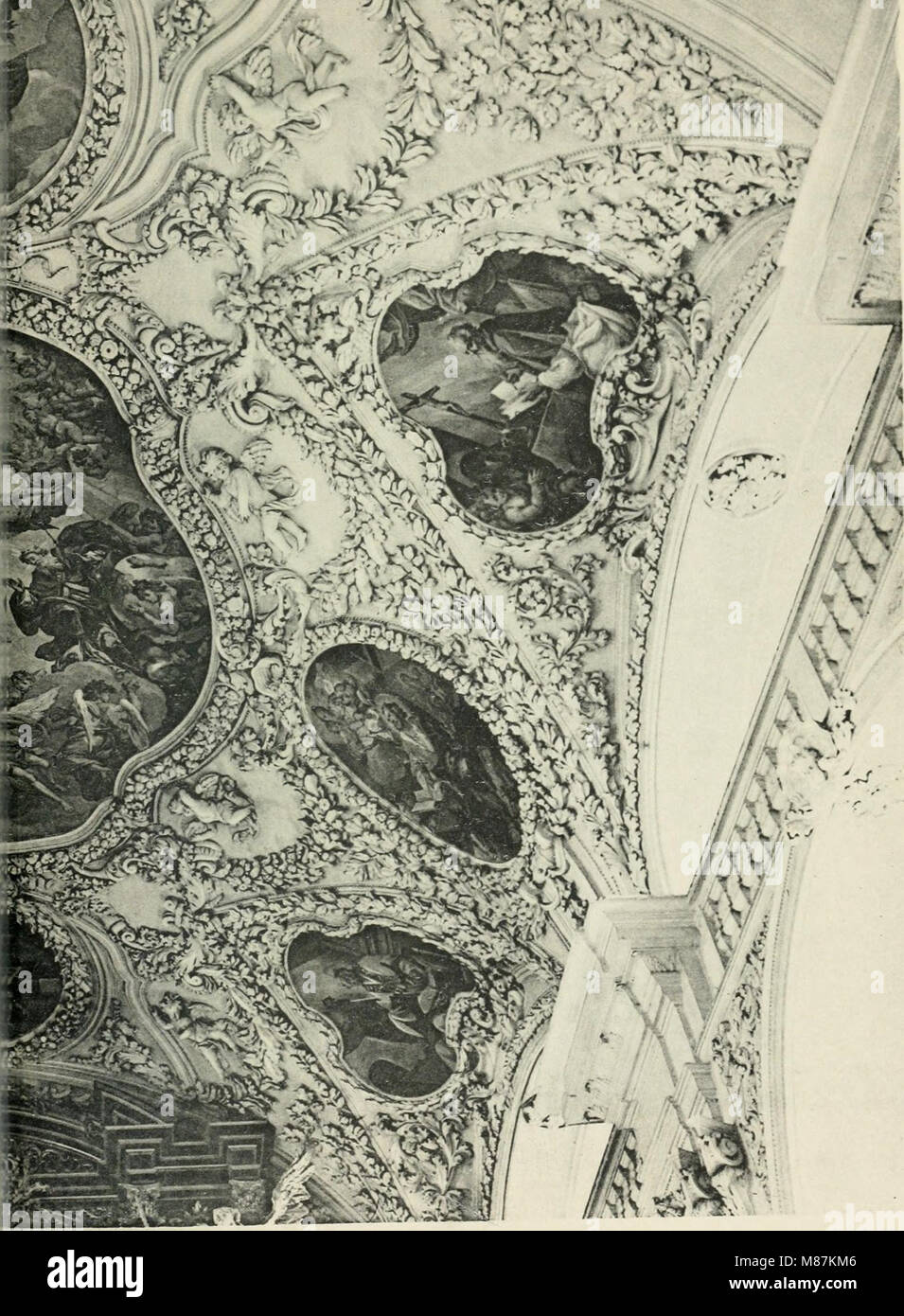 Die Entwicklung der Decken barocken-malerei in Tirol. Mit 44 Tafeln und 6 Doppeltafeln (1912) (14593369840) Foto Stock