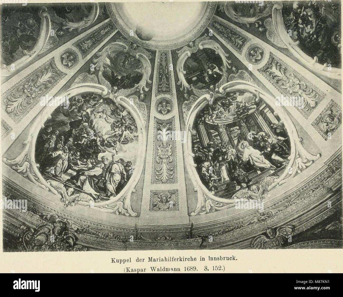 Die Entwicklung der Decken barocken-malerei in Tirol. Mit 44 Tafeln und 6 Doppeltafeln (1912) (14593432538) Foto Stock