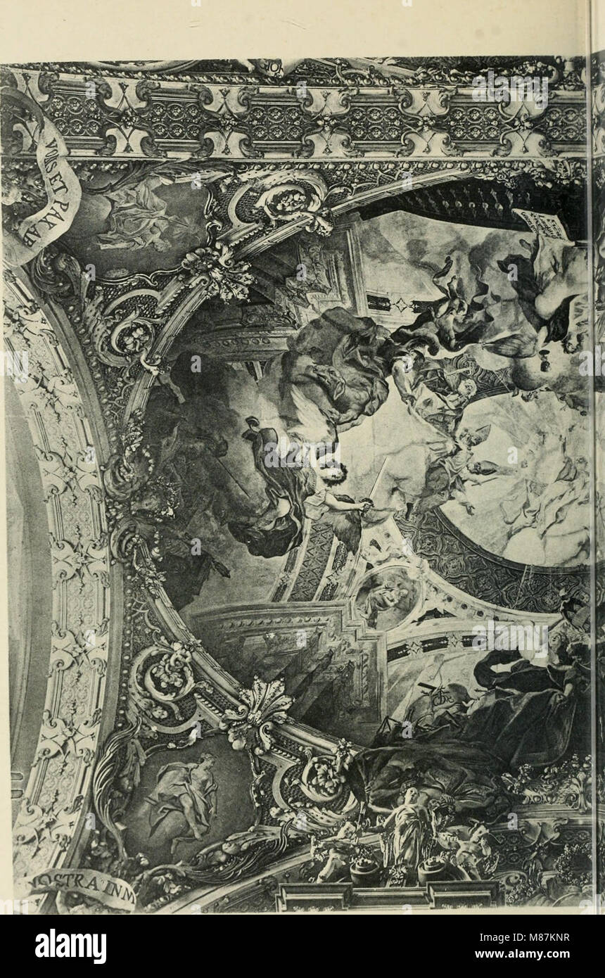 Die Entwicklung der Decken barocken-malerei in Tirol. Mit 44 Tafeln und 6 Doppeltafeln (1912) (14593445499) Foto Stock
