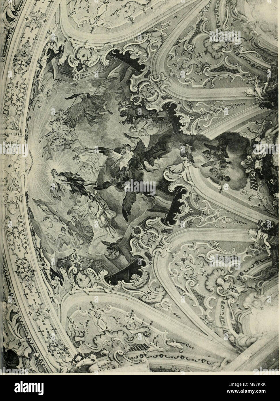Die Entwicklung der Decken barocken-malerei in Tirol. Mit 44 Tafeln und 6 Doppeltafeln (1912) (14593478908) Foto Stock