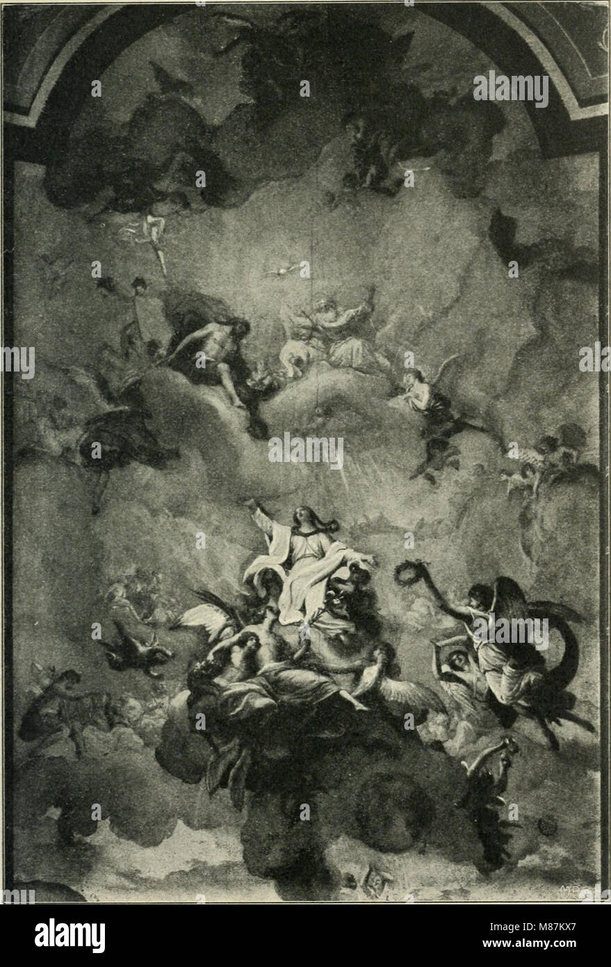Die Entwicklung der Decken barocken-malerei in Tirol. Mit 44 Tafeln und 6 Doppeltafeln (1912) (14593694367) Foto Stock