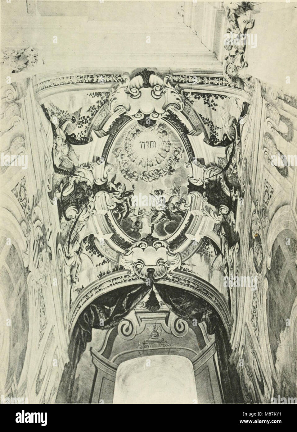 Die Entwicklung der Decken barocken-malerei in Tirol. Mit 44 Tafeln und 6 Doppeltafeln (1912) (14757074946) Foto Stock