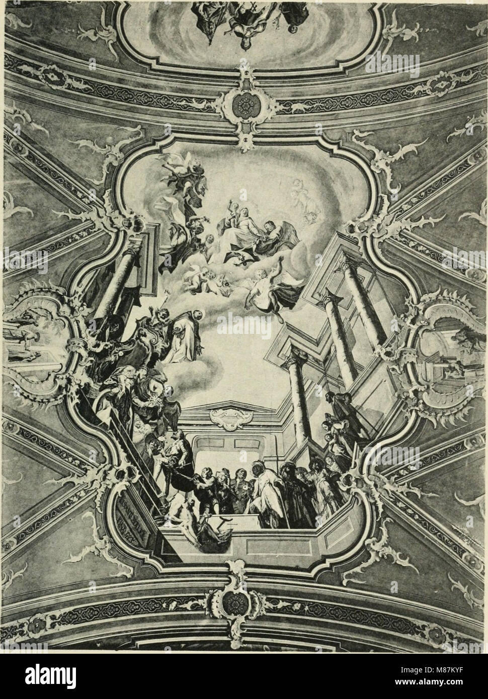 Die Entwicklung der Decken barocken-malerei in Tirol. Mit 44 Tafeln und 6 Doppeltafeln (1912) (14757162056) Foto Stock