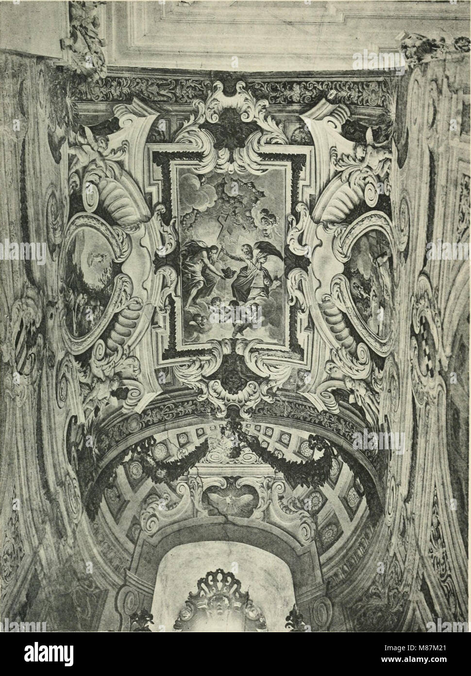 Die Entwicklung der Decken barocken-malerei in Tirol. Mit 44 Tafeln und 6 Doppeltafeln (1912) (14777714194) Foto Stock