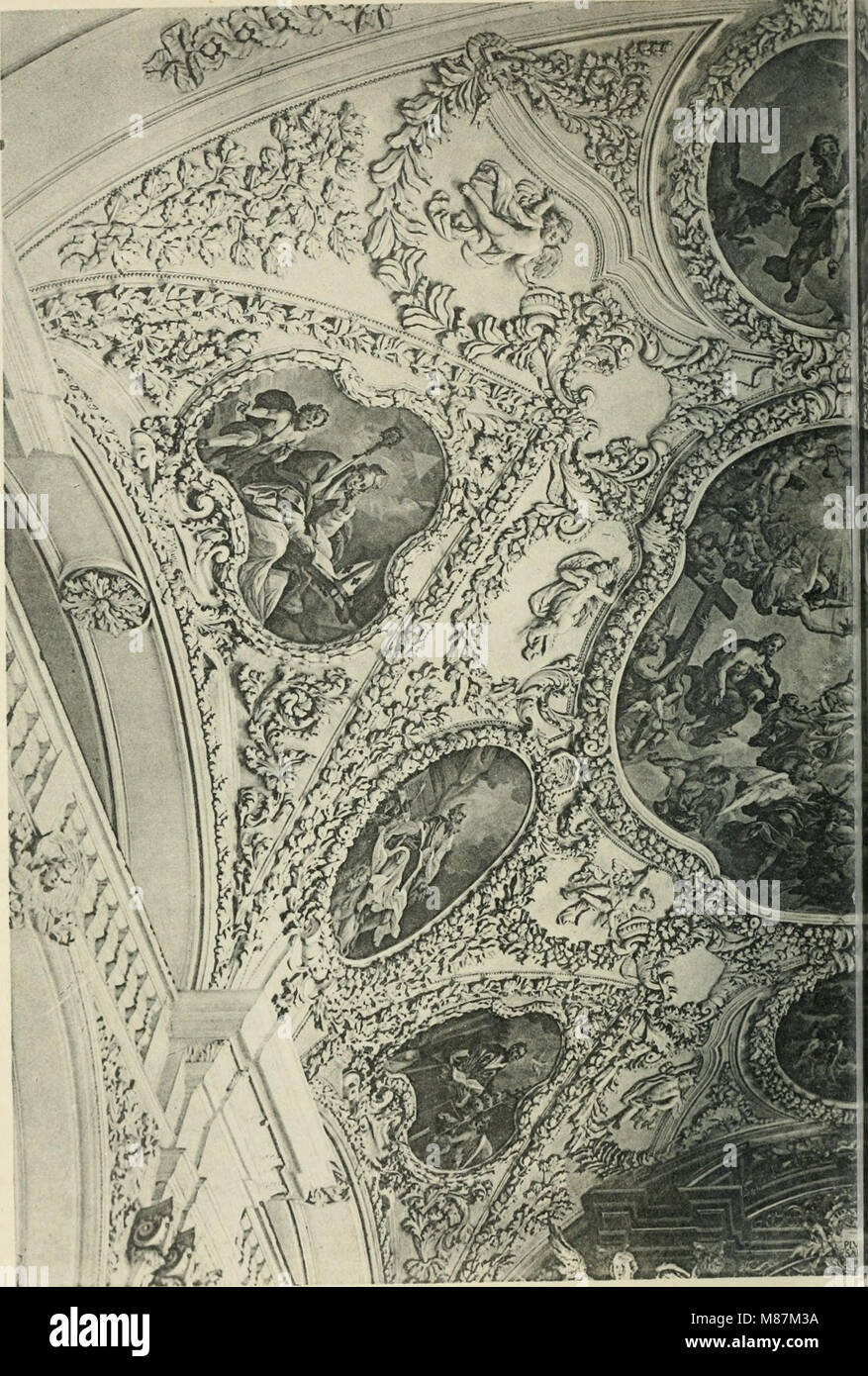 Die Entwicklung der Decken barocken-malerei in Tirol. Mit 44 Tafeln und 6 Doppeltafeln (1912) (14779733142) Foto Stock