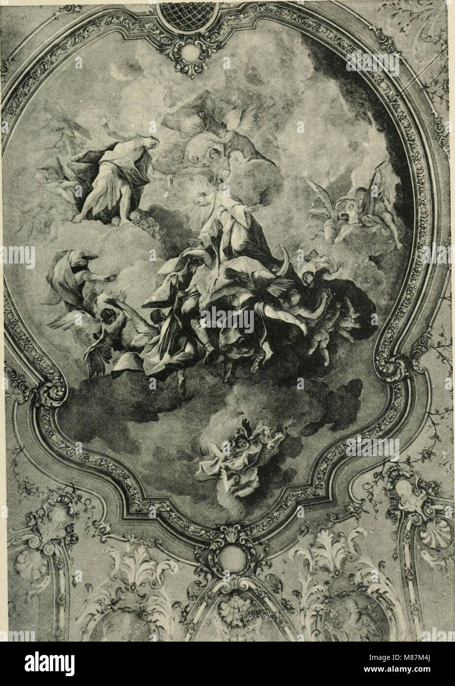 Die Entwicklung der Decken barocken-malerei in Tirol. Mit 44 Tafeln und 6 Doppeltafeln (1912) (14780144945) Foto Stock