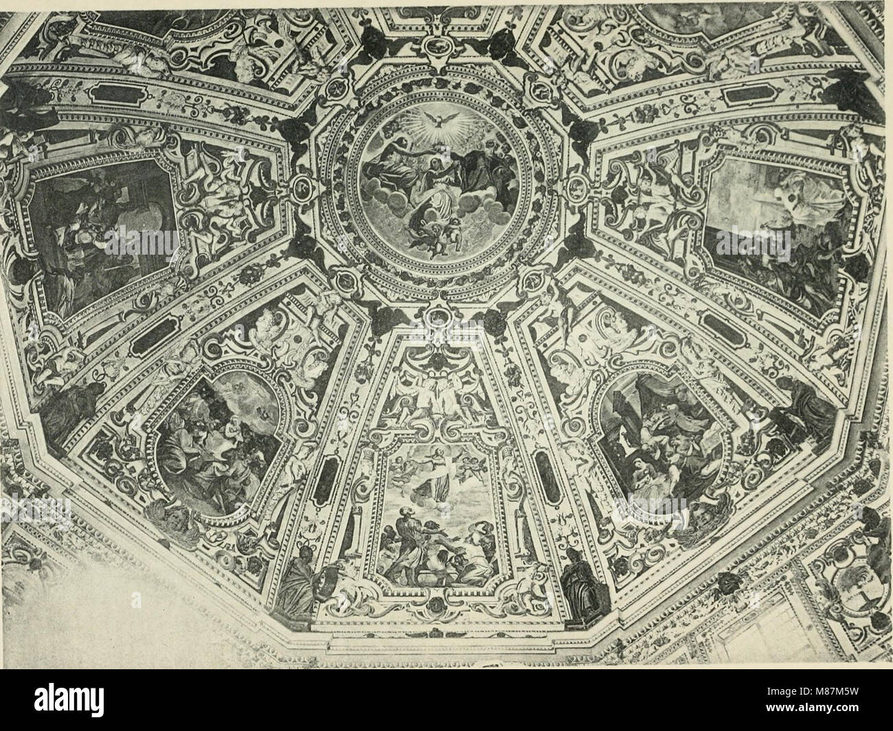 Die Entwicklung der Decken barocken-malerei in Tirol. Mit 44 Tafeln und 6 Doppeltafeln (1912) (14799906123) Foto Stock