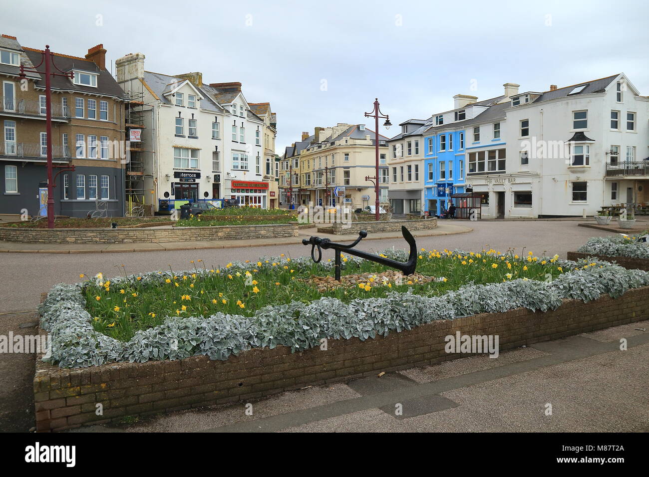 Città costiera di Seaton in East Devon Foto Stock