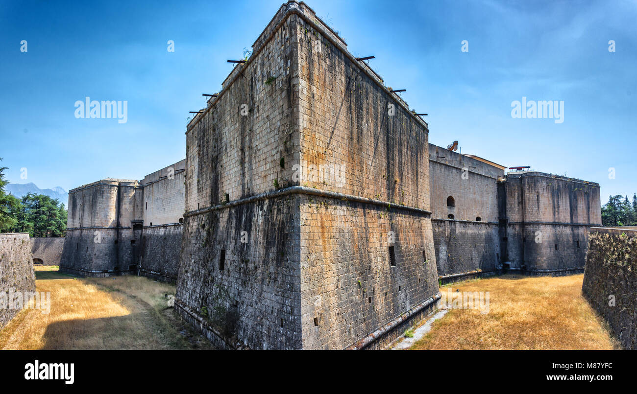 Forte Spagnolo von L'Aquila Italien Foto Stock