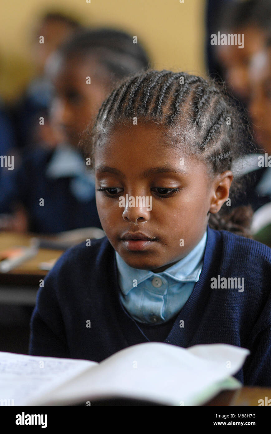 Etiopia, Addis Abeba, i bambini a scuola / Kinder in der Schule Foto Stock