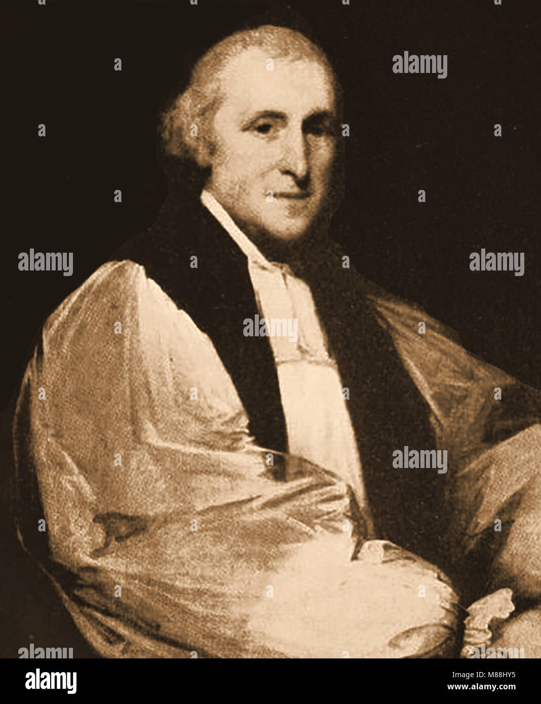 Ritratto di William White 1748-1836 (Vescovo di Pennsylvania) : una delle 'Makers d'America. Foto Stock