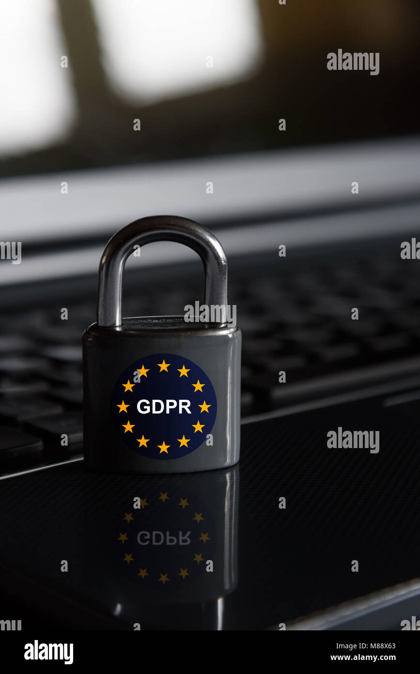 Dati generali del regolamento di protezione (PILR) Foto Stock