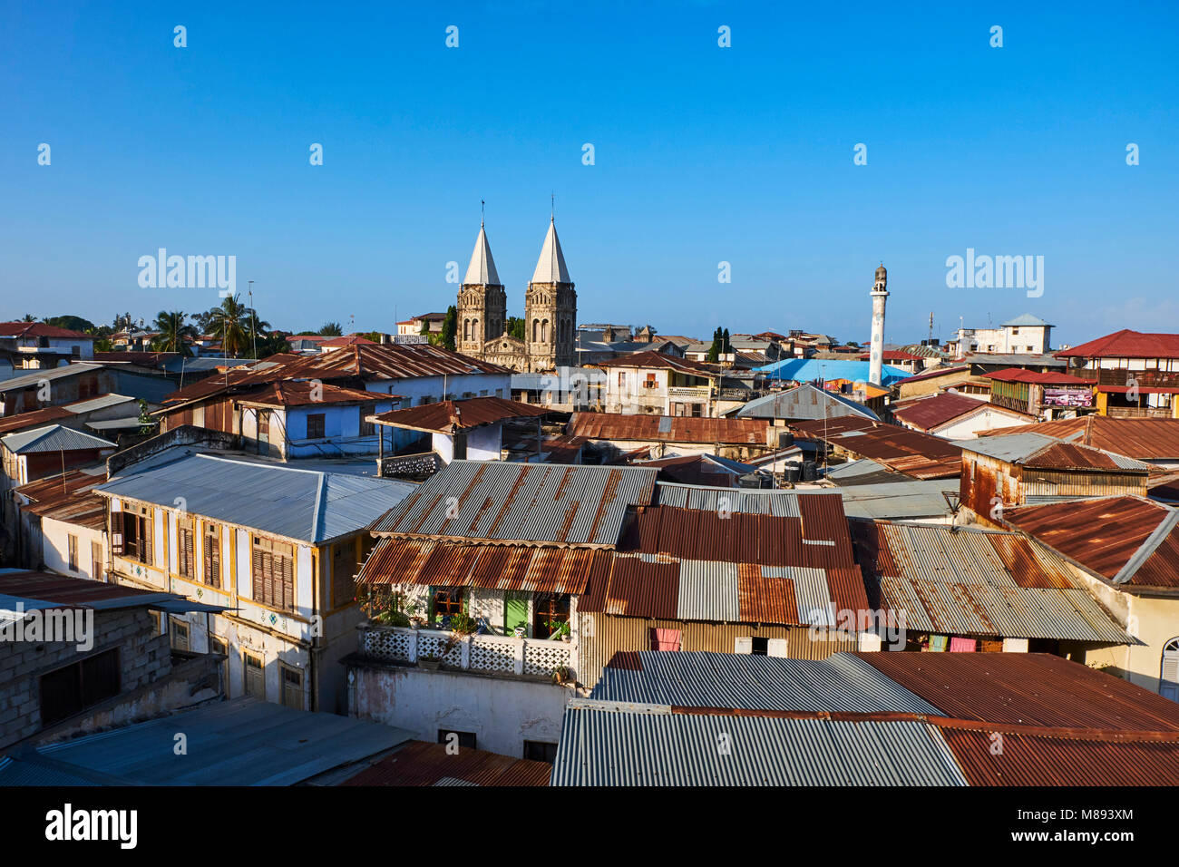 Tanzania, isola di Zanzibar, Unguja, Stone Town, patrimonio mondiale dell UNESCO, San Giuseppe chiesa cattedrale Foto Stock