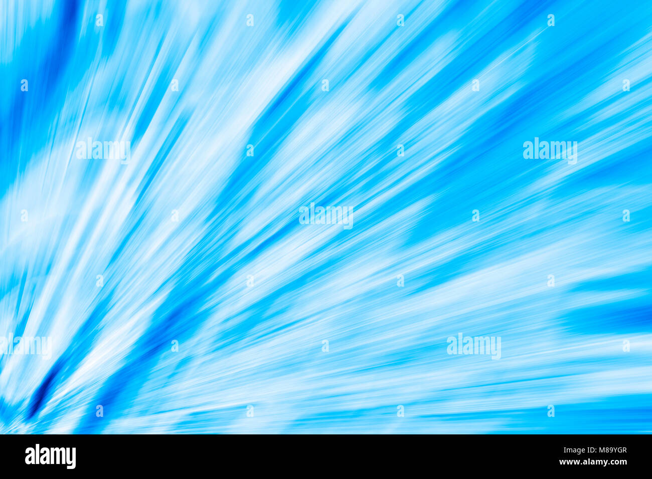 Moto blu sfocate abstract sfondo o sfondo. Foto Stock