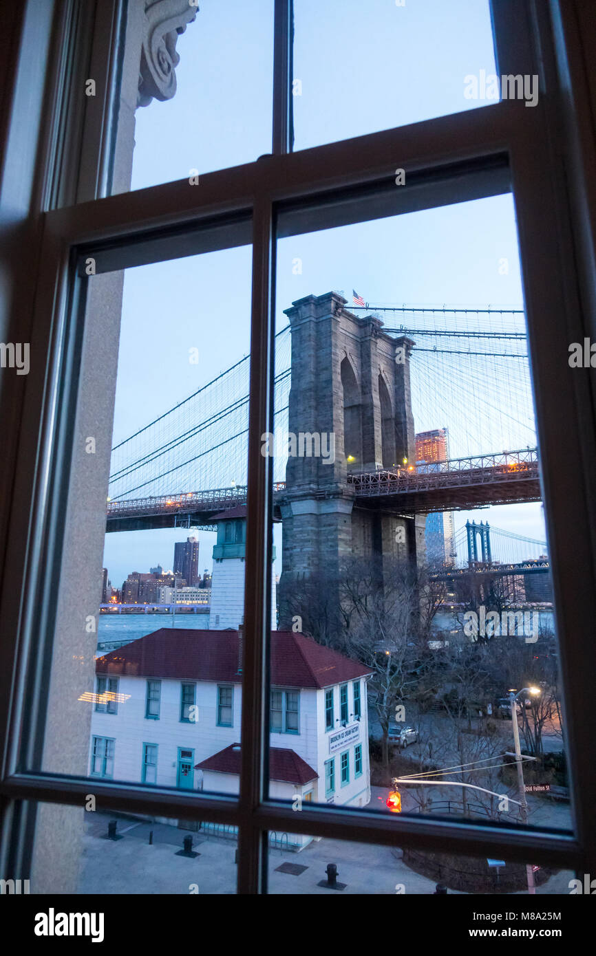 Il Brooklyn Ice Cream Factory in Dumbo, Brooklyn, New York Foto Stock