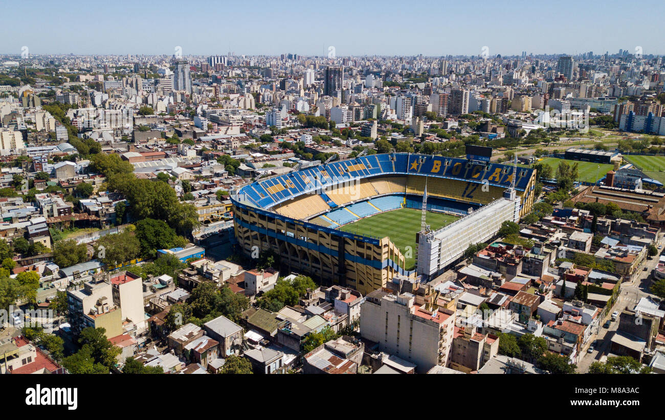 Estadio Alberto J. Armando, La Bombonera allo stadio di calcio (calcio), La Boca, Buenos Aires, Argentina Foto Stock