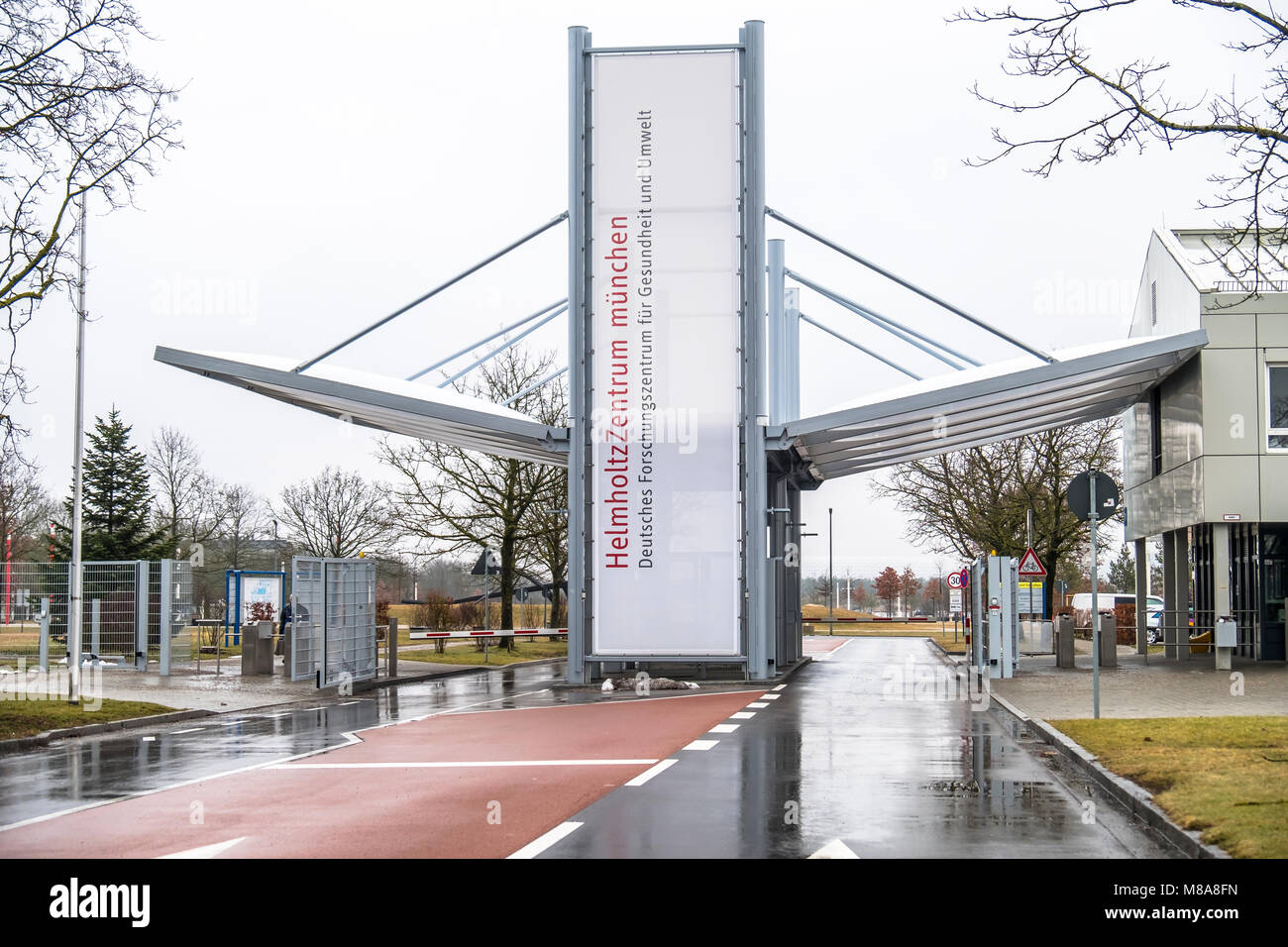 Monaco di Baviera / Germania - 16 Febbraio 2018 : come centro di ricerca tedesco per la salute ambientale, della Helmholtz Zentrum München persegue l'obiettivo di sviluppare per Foto Stock