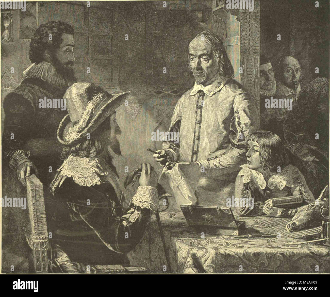 Grandi uomini e donne famose - una serie di penne e matite schizzi di vita di più di 200 dei più importanti personaggi della storia Volume 5 (1894) (14595197230) Foto Stock