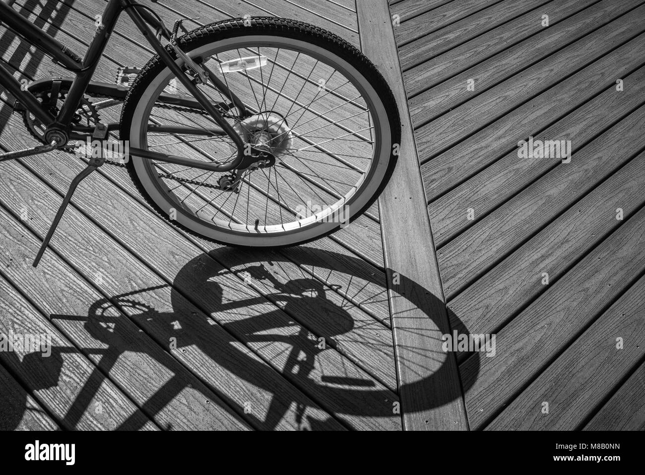 Il Boardwalk Sea Isle City, NJ. Foto Stock