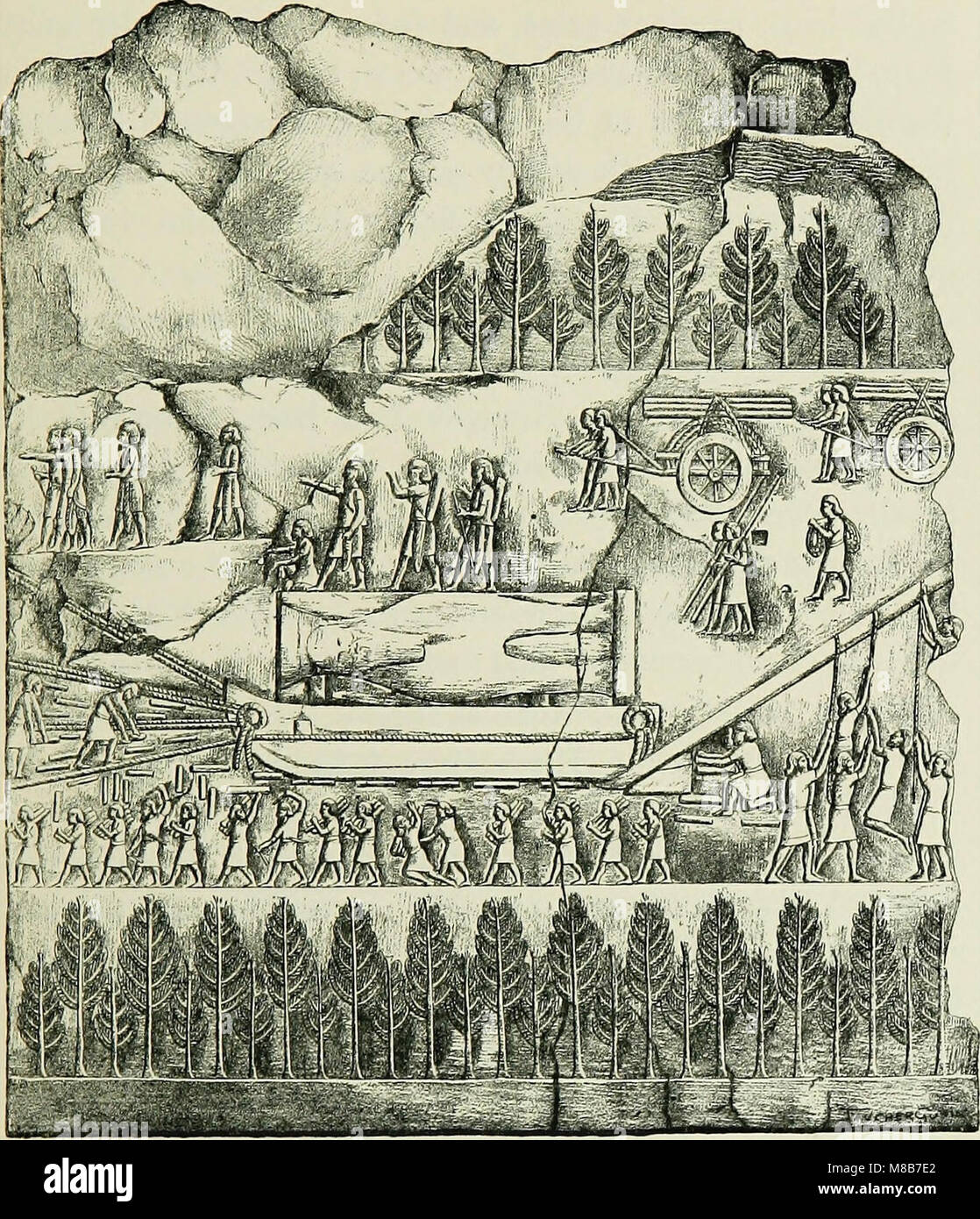 Storia dell'Egitto, in Caldea, Siria, Babylonia e Assiria (1903) (14576846729) Foto Stock