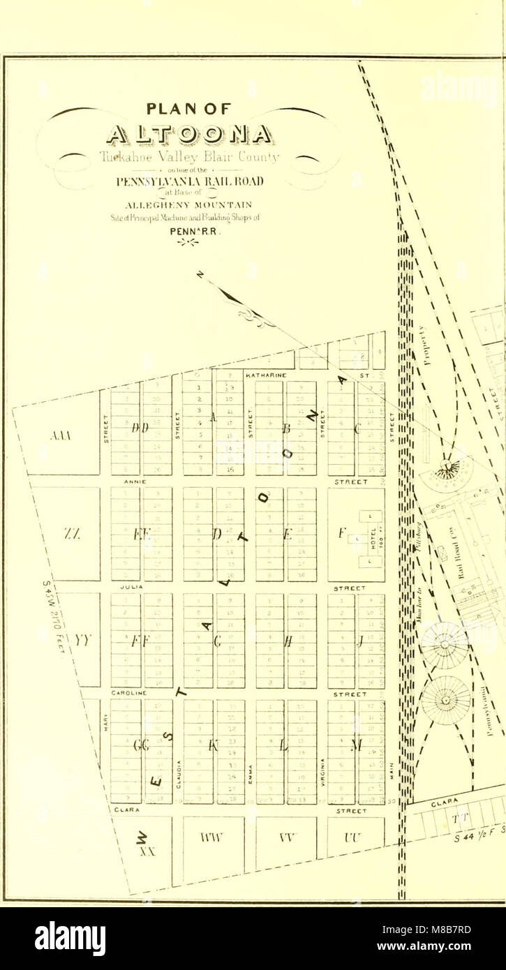 La storia di Huntingdon e Blair contee, Pennsylvania (1883) (14767095034) Foto Stock