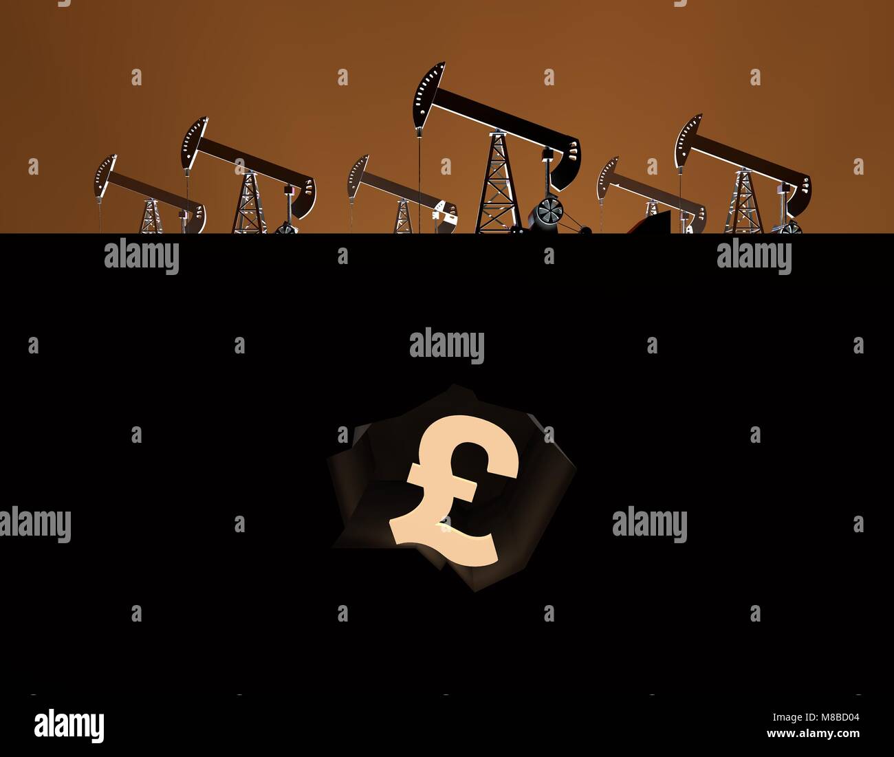 Scavare tesori, accumulare ricchezze e conquistare il successo Foto Stock