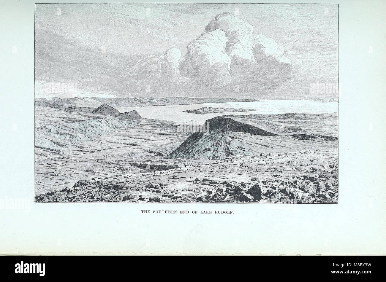 La scoperta di laghi Rudolf e Stefanie - un racconto di Samuel Conteggio Talaki di esplorazione (1894) (14576573589) Foto Stock