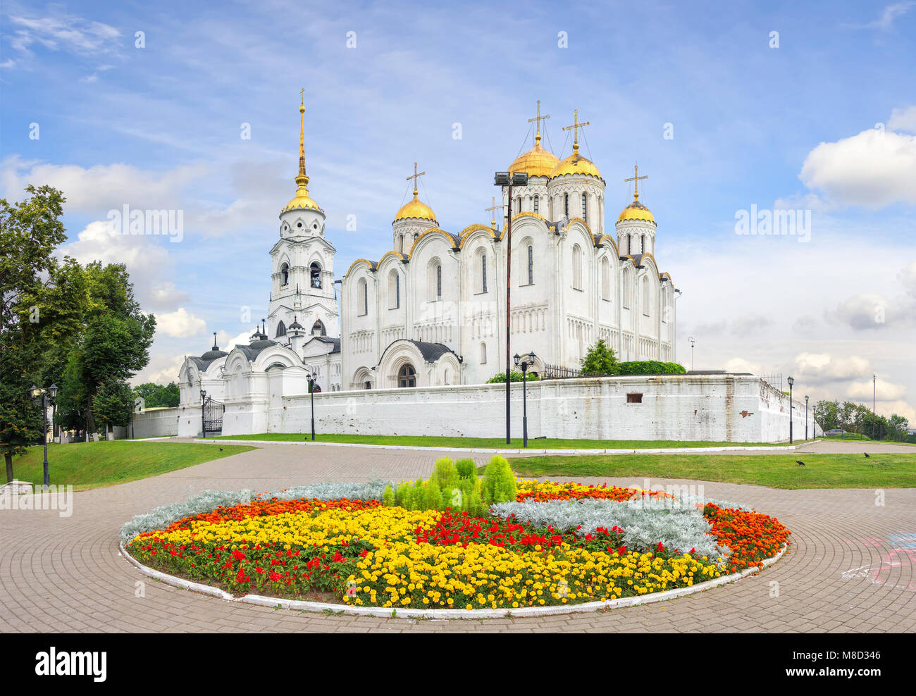 Il Santo la cattedrale della Dormizione. Vladimir, Russia Foto Stock