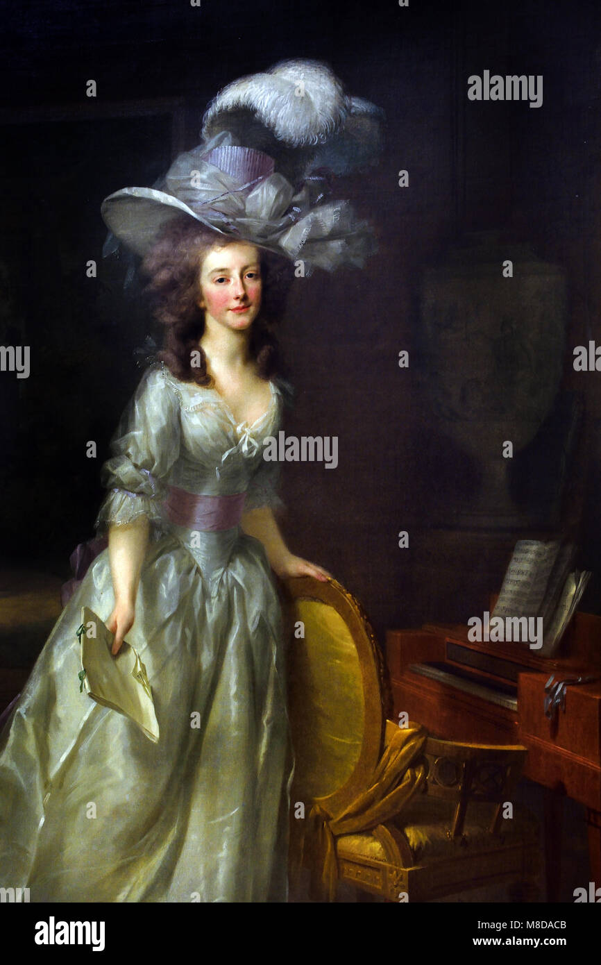 Frédérique Louise Wilhelmina, Principessa di Orange-Nassau, 1788 Johann Friedrich August Tischbein (Maastricht, 1750 - Heidelberg, 1812) Paesi Bassi, Olandese, Tedesco, Germania, Foto Stock