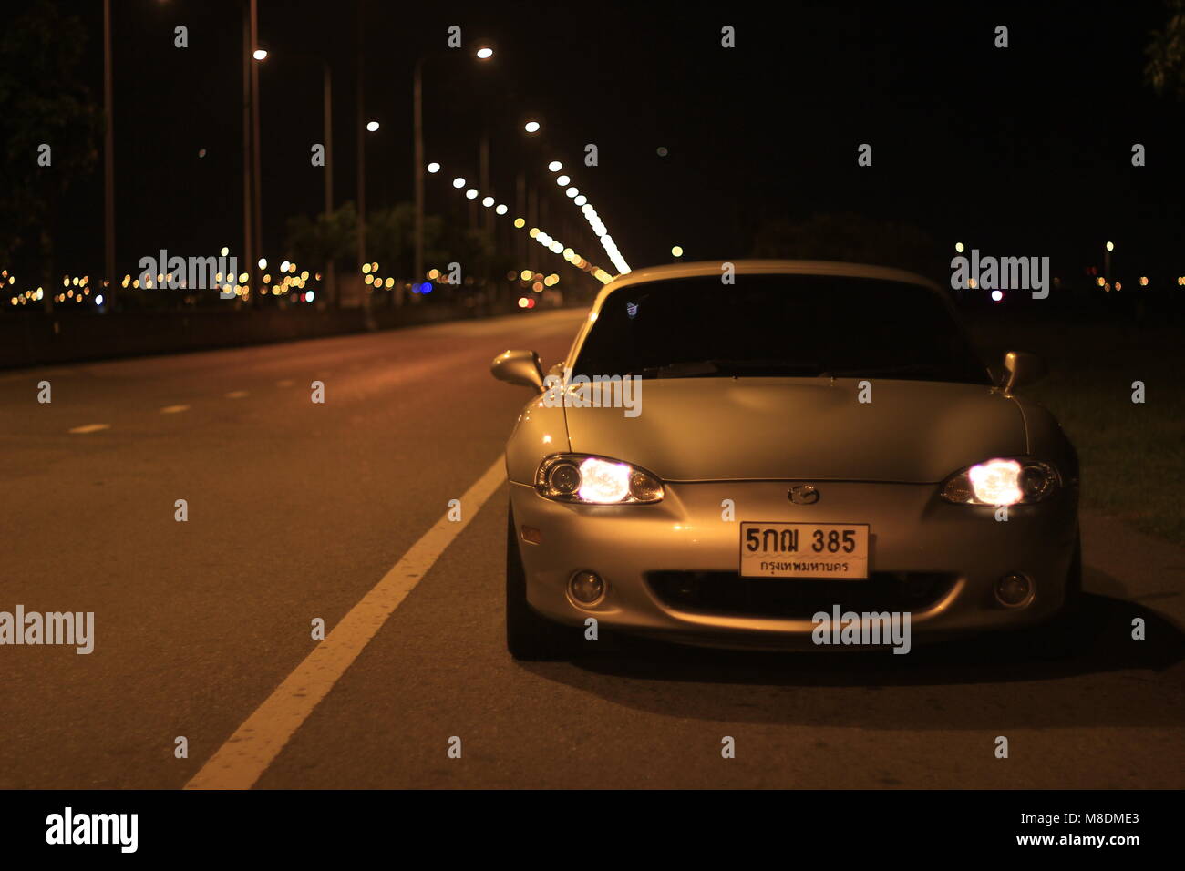 Mazda MX5 (NB), foto ha preso a Suwansuvarnabhumi aeroporto in Thailandia. Foto Stock