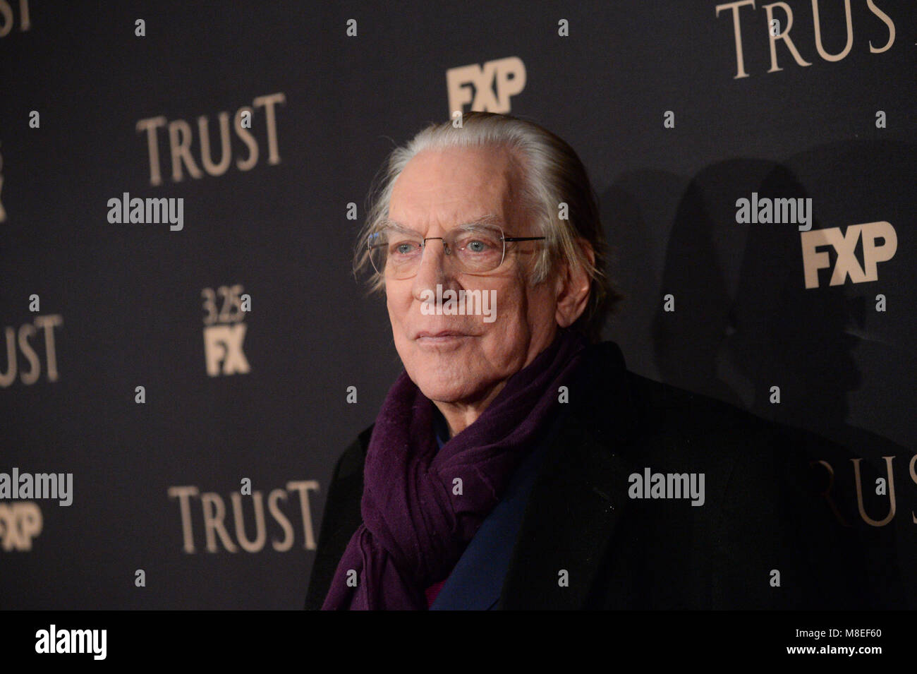 New York, Stati Uniti d'America . Il 15 marzo, 2018. Donald Sutherland assiste il 2018 FX All-Star annuale festa al teatro SVA su Marzo 15, 2018 a New York City. Credito: Erik Pendzich/Alamy Live News Foto Stock