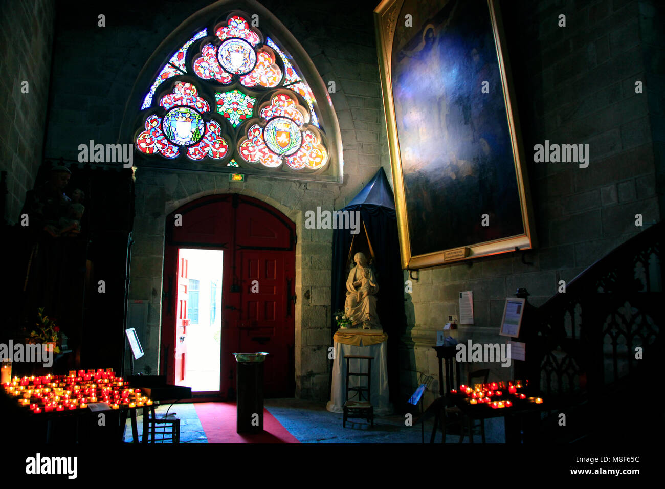 Cattedrale di Vannes, Bretagne, Francia Foto Stock