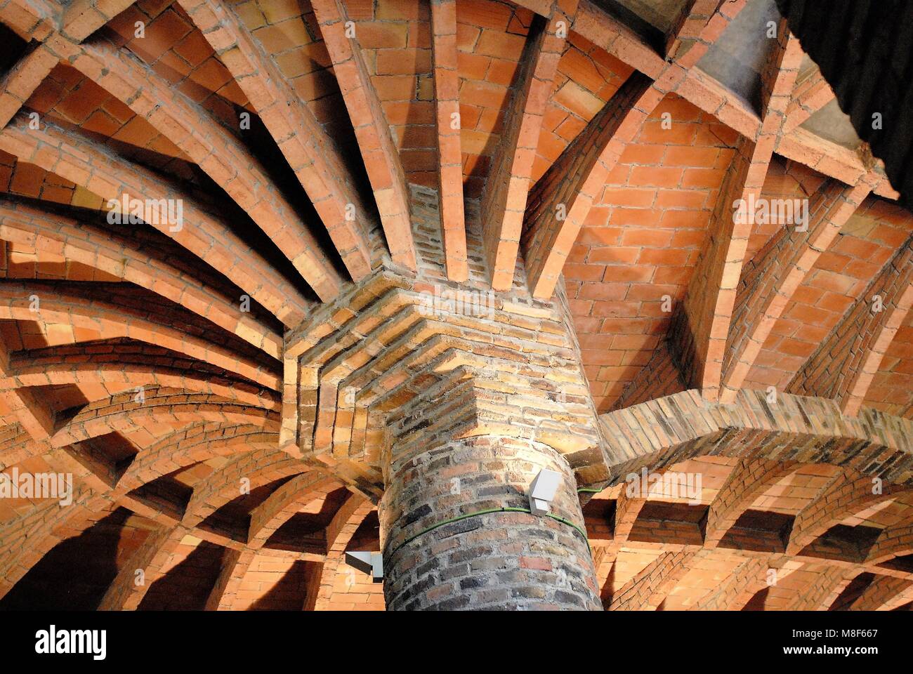 COLONIA Güell, barcellona Foto Stock