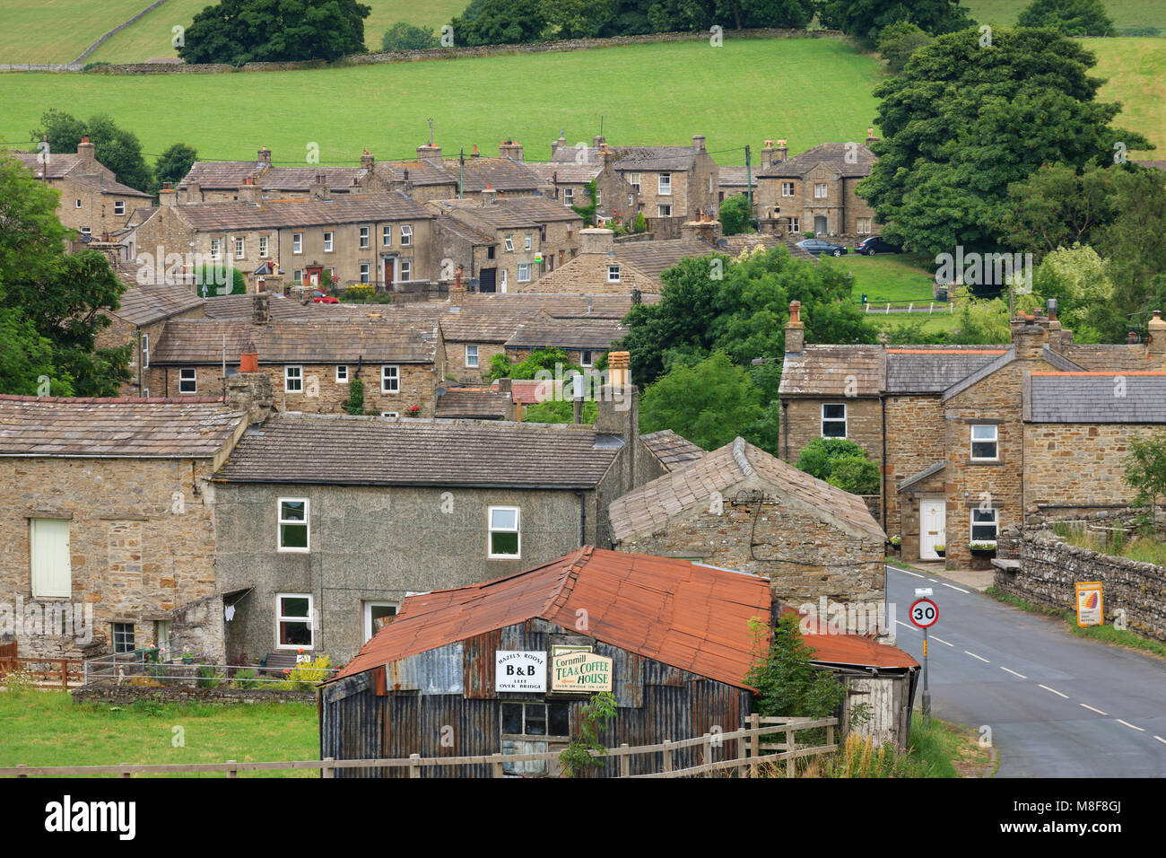 Hawes Wensleydale Richmondshire North Yorkshire, Inghilterra Foto Stock