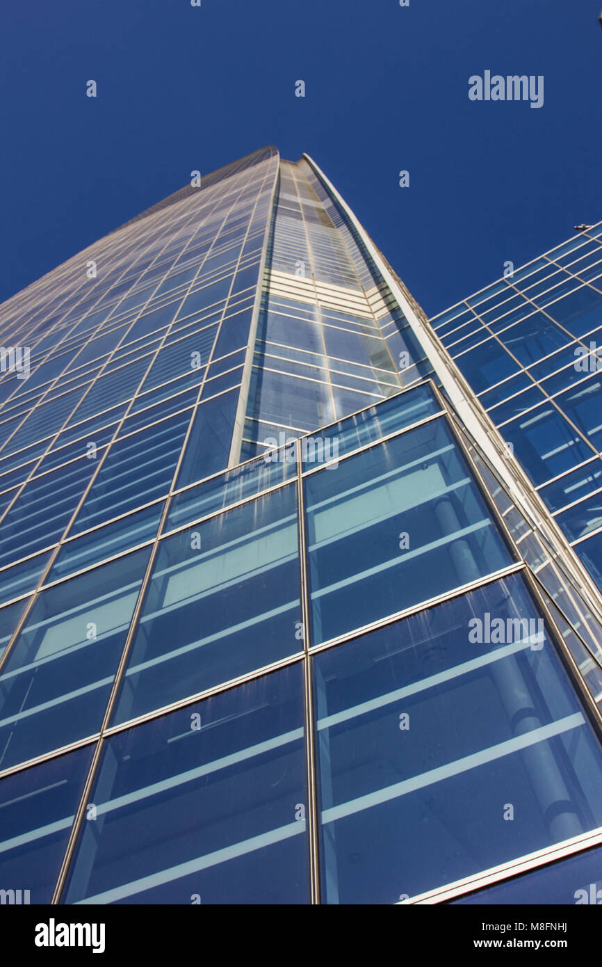 La Gran Torre Santiago (Sky Costanera) all'Costanera Center nel centro di Santiago de Cile America del Sud. Foto Stock