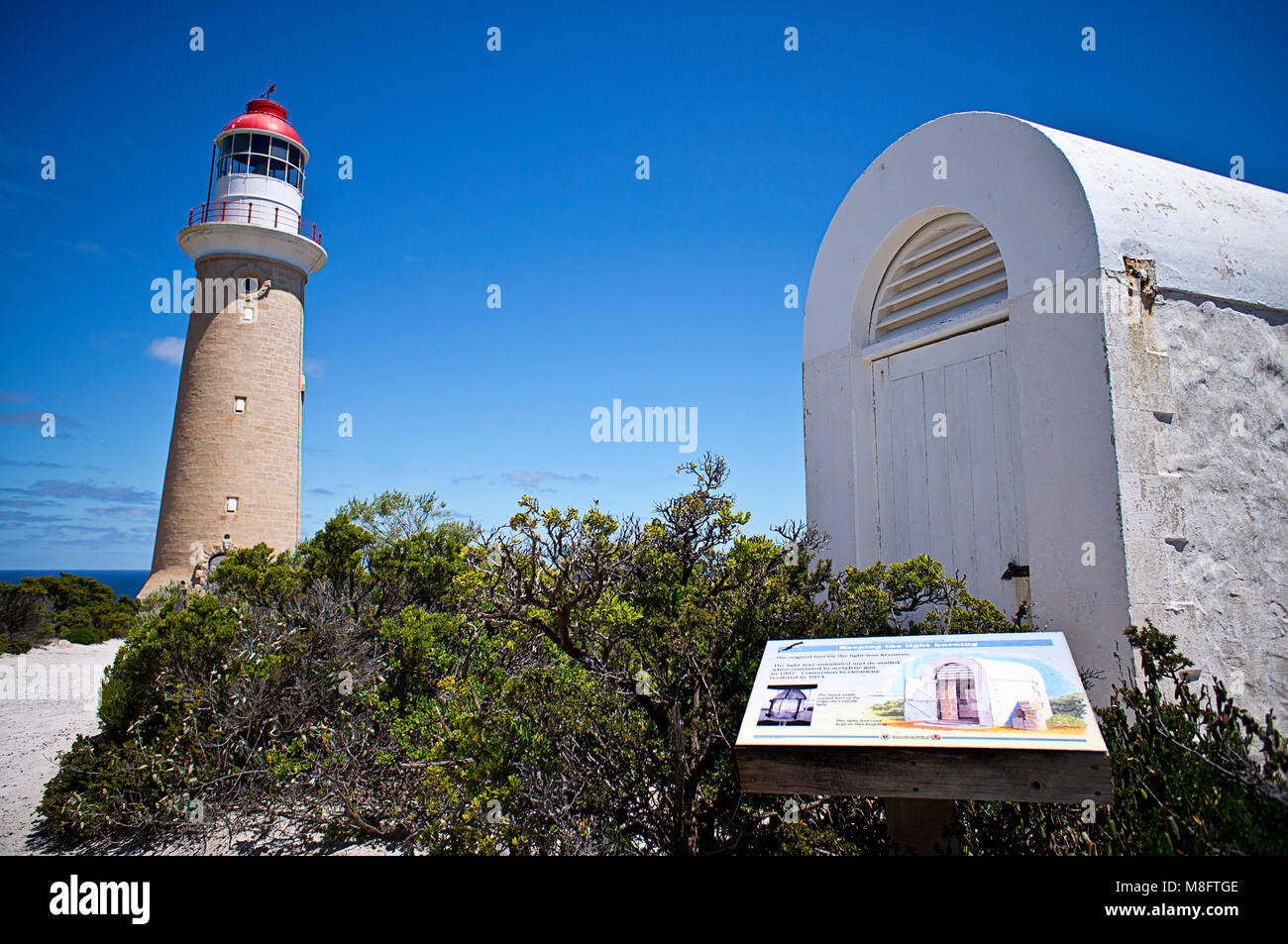 Cape du Couedic faro, Kangaroo Island, Sud Australia, Parco Nazionale di Flinders Chase Foto Stock