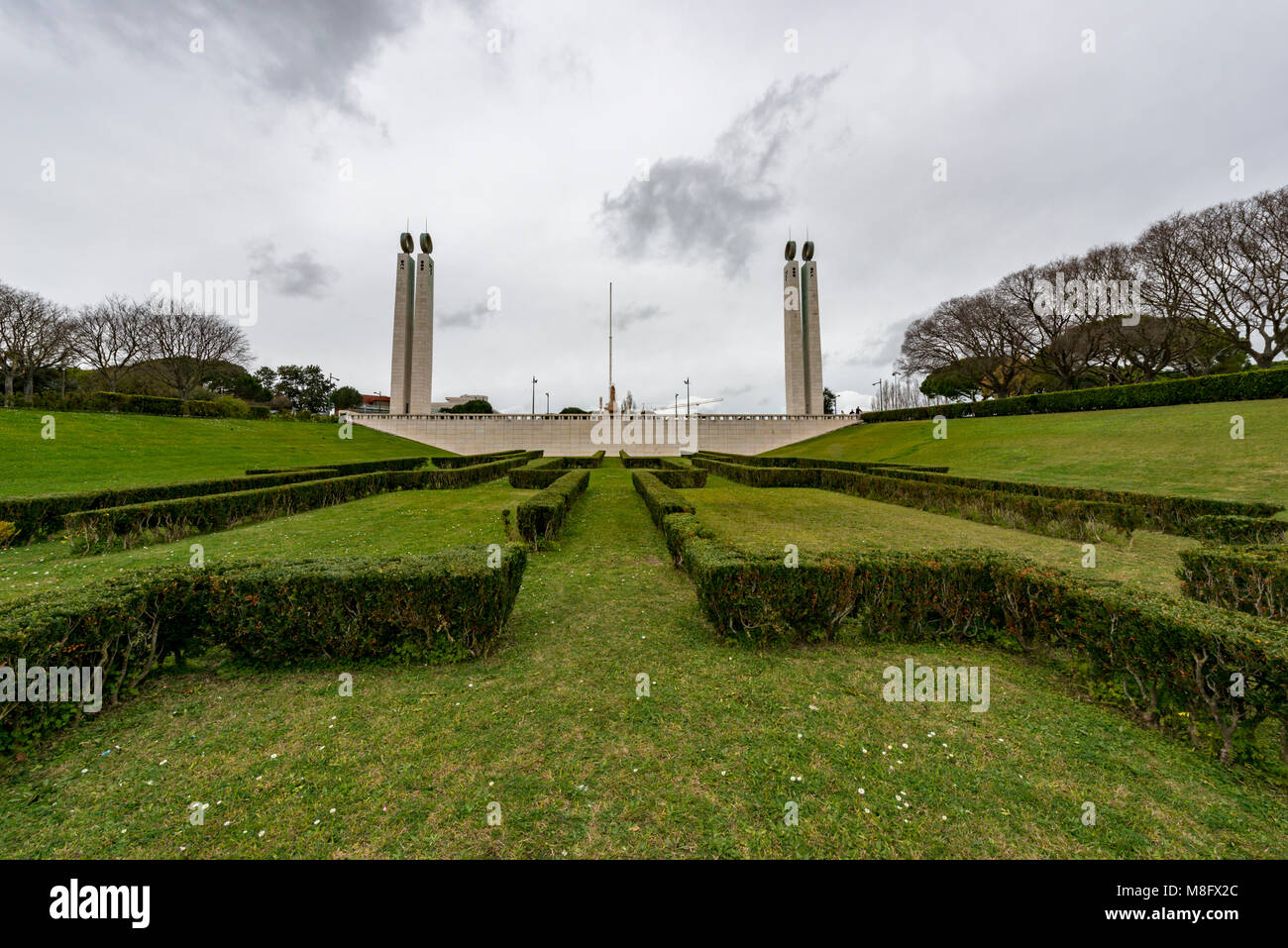 Parco Eduardo VII, Lisbona, Portogallo Foto Stock