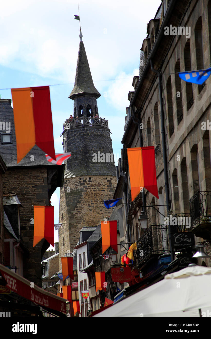 Dinan, Cotes d'Armor, Bretagne, Francia, Europa Foto Stock