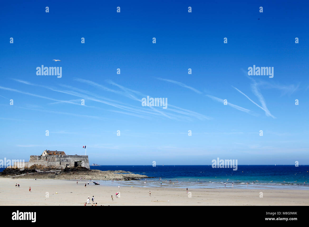 SAINT MALO, Bretagne, Francia Foto Stock
