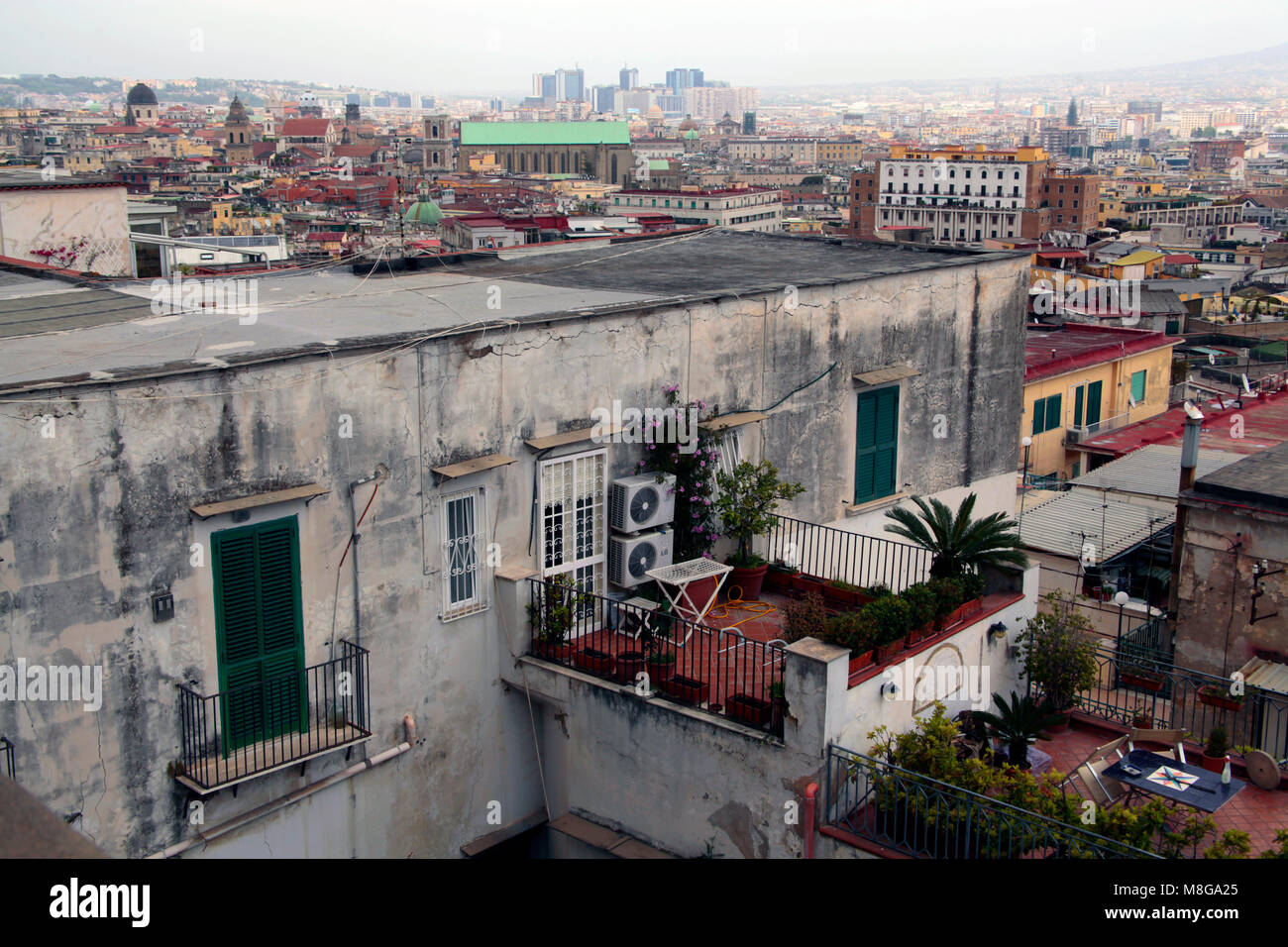 La città di Napoli, Italia Foto Stock