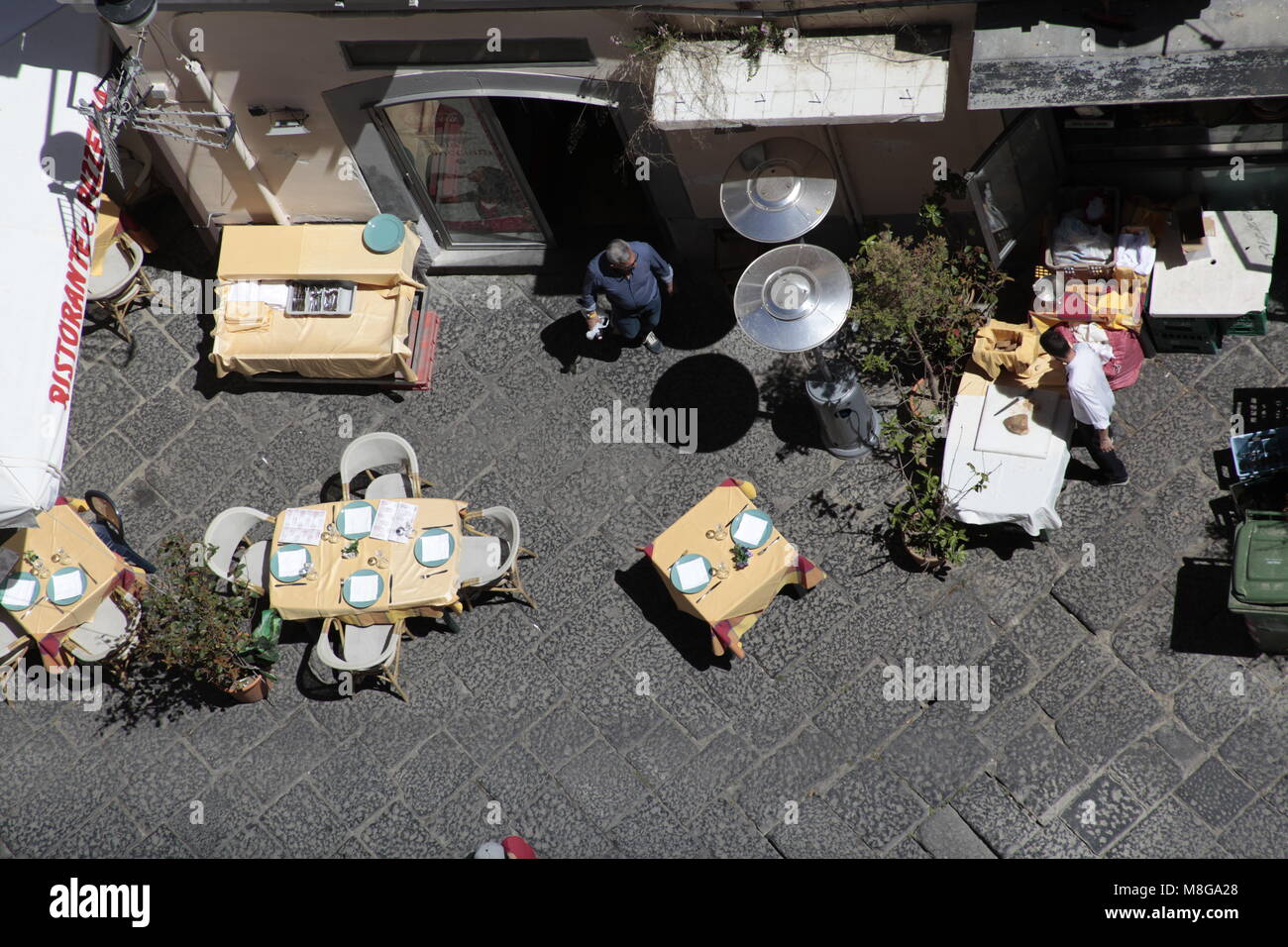 La città di Napoli, Italia Foto Stock