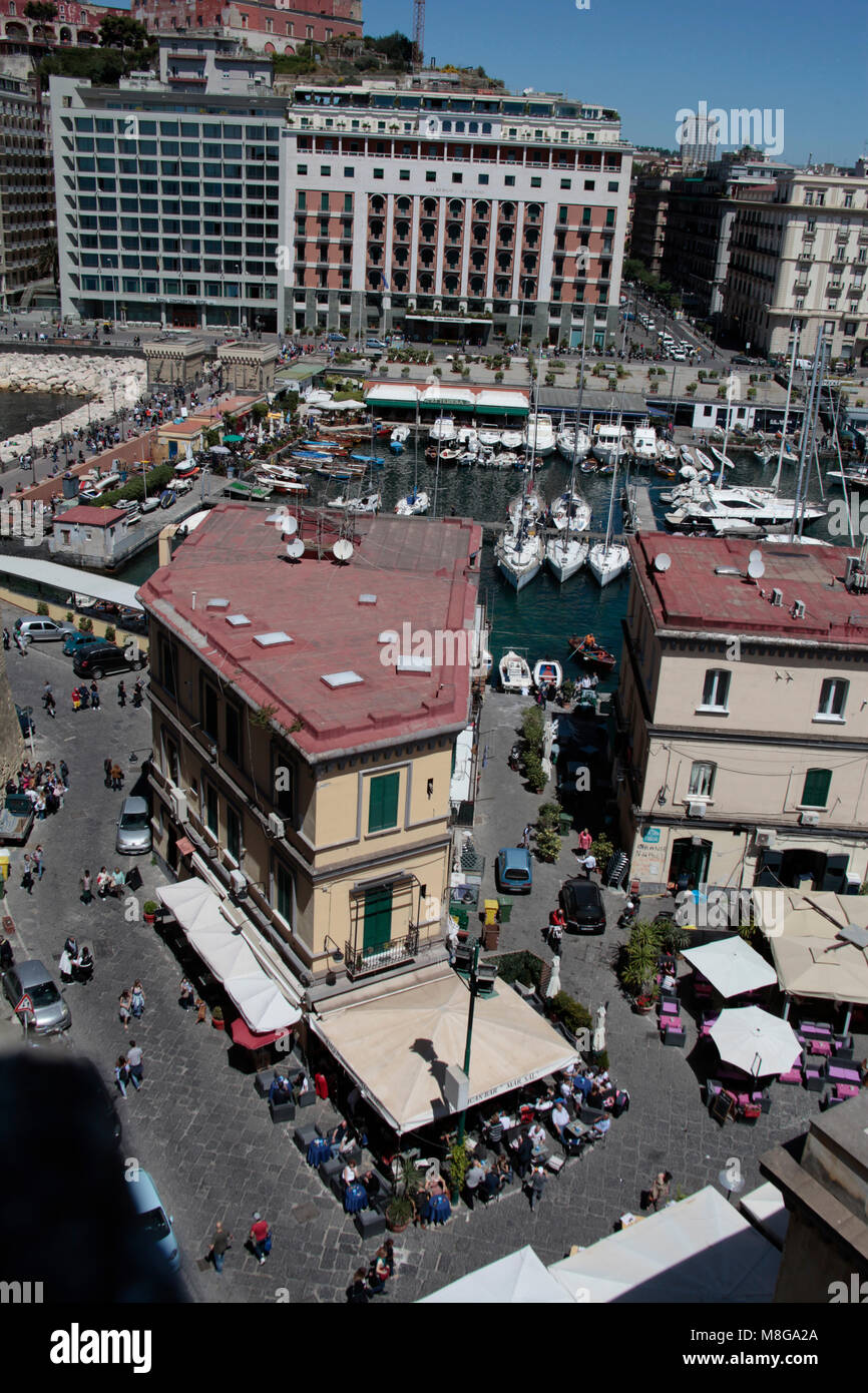 La città di Napoli, Italia Foto Stock