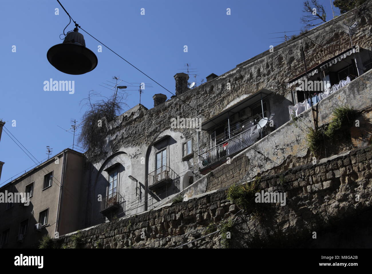 La città di Napoli, Italia Foto Stock